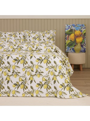 Evidea Soft Fresco Tek Kişilik Pike Takımı - Beyaz