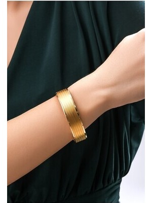 HAKAN GÜLER KUYUMCULUK 8 Ayar Altın Bilezik Trabzon Hasır Modeliyle Hediyelik Şıklık