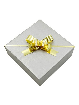 Repro Design Metalik Gold Çekme Fiyonk Süs 10 Adet
