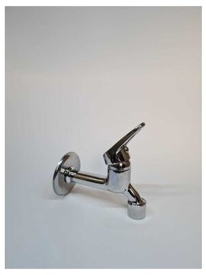 NALBURCO Tekli Aç Kapa Lüx Bançe ve Tuvalet Musluğu Krom Malzeme ile Su Tasarrufu Özelliği