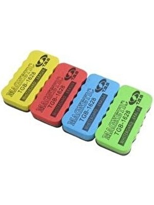 Belirtilmemiş Magnetic 4 Adet Renkli Yazı Tahtası Silgisi A-3151 1628 Ölçülerle Kullanıma Uygun