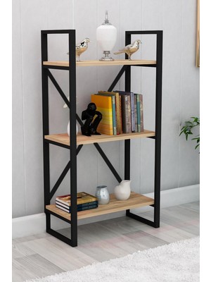 Favora Athens 3 Raflı Kitaplık - Metal