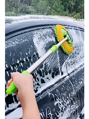 Fine Clean Teleskopik Oto Temizlik Mopu Mikrofiber Başlıklı Çizmez Yüzey ile Profesyonel Temizlik ( Yedeksiz )