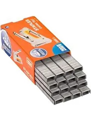 Tuğra Delta Çakma Zımba Teli 53-6/200-6 201 Serisi 5000 Adet Renkli ve Kullanışlı Kırtasiye Ürünü