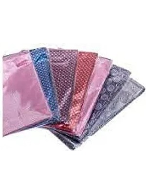  35x50 hediye paketi bantlı yapışkanlı metalize 50 adet