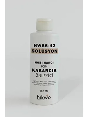 Hikwo Taş Tozu ve Hobi Harcı Hava Kabarcık Önleyici Solüsyon 100 ml