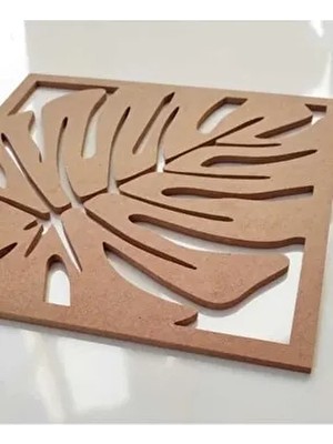 Dekolobi Ham MDF 6mm Deve Tabanı Yaprak Boyanabilir İç Mekan Aksesuarı Evinize Değer Katar