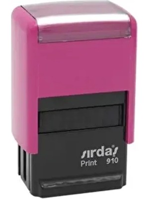 Sırdaş Pembe Kaşe (Öğretmen, Hemşire, Isim Kaşesi)( 910 - 1 Cmx2,5cm Mavi ve Siyah Mürekkepli)