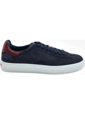 Greyder Erkek Lacivert Hakiki Deri Sneaker Ayakkabı 5Y1UA18240