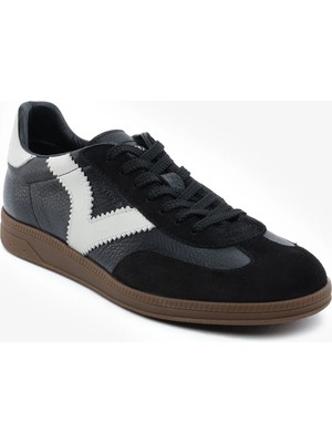 Greyder Erkek Siyah Hakiki Deri Sneaker Ayakkabı 5Y1SA18270