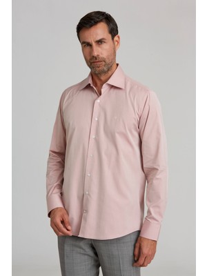 Bisse Regular Fit Hardal Basic Klasik Erkek Gömlek GM23K232077_D19