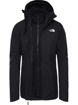 The North Face Kadın Mont Quest Tricl 3-in-1 Nefes Alabilen Kumaş Siyah Polyester Outdoor