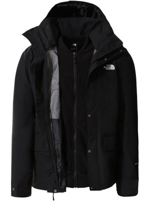 The North Face Pinecroft Triclimate Jacket Erkek Mont Nefes Alabilen Kumaş 2XL Siyah Renk