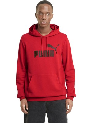 Puma Ess Big Logo Hoodie Tr High Risk Red