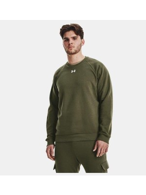 Under Armour Erkek UA Rival Fleece Bisiklet Yaka 1379755-390
