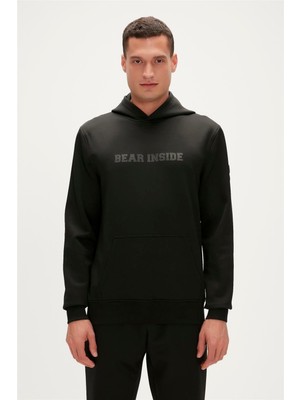 Bad Bear Arthur Hoodie Siyah Kapüşonlu Erkek Sweatshirt