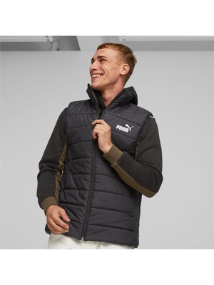 Puma Ess Padded Vest Erkek Ceket S Kesim Kalıbı Düz Desenli Siyah Renk