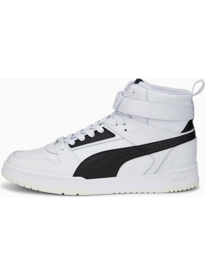 Puma 385839 01 RBD GAME Beyaz-Siyah-Gold Kadın Basketbol Ayakkabı