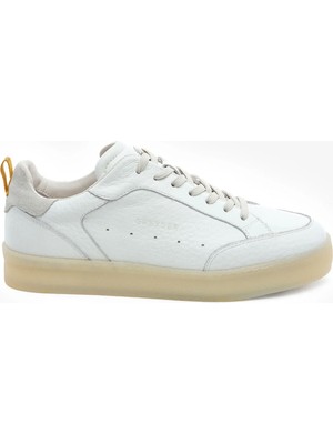 Greyder Erkek Beyaz Hakiki Deri Sneaker Ayakkabı 5Y1SA18520
