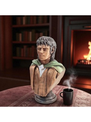 KuzeyTacı Büyük Yüzük Kardeşliği Frodo Büstü – Lotr Koleksiyon Figürü Vip