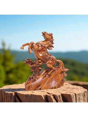 KuzeyTacı Zaferin Atı – Dekoratif Polyester Heykel Vip