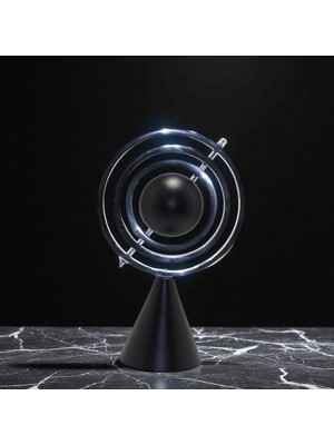 Orrery Black – Gezegen Halkalı Modern Dekor Objesi Vip