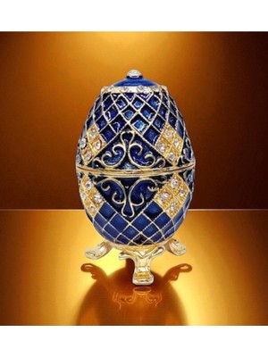 Lüks Fabergé Stili Takı / Mücevher Kutusu Vip