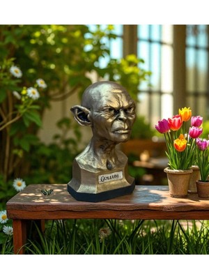 KuzeyTacı Gollum Büst (Büyük) Yüzüklerin Efendisi Figür Ev Ofis Dekorasyon