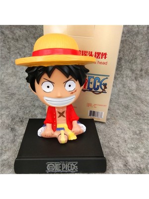 KuzeyTacı Luffy Kafa Sallayan Figür Ev Ofis Dekorasyon Şık