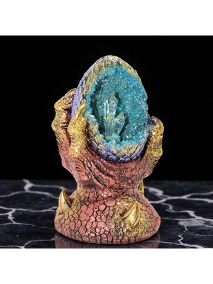 KuzeyTacı Polyester Dragon Penceli Kristal Figürü LED Şık Tasarım Lüks Görünüm Vip