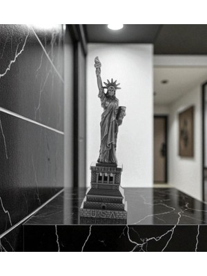 Özgürlük Anıtı Metal Dekoratif Şık Vip 24-7 cm