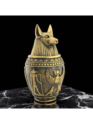 Anubis’in Mührü Küp Şık Firavun Desenli Lüks Görünüm Çok Yönlü Kullanım Vip