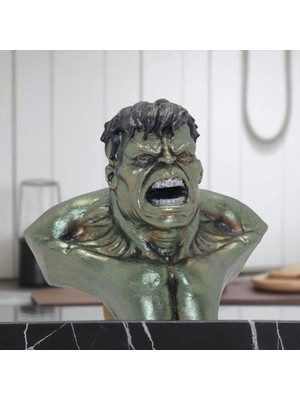 KuzeyTacı Hulk Büst 2 Marvel Figür Ev Ofis Dekorasyon Vip