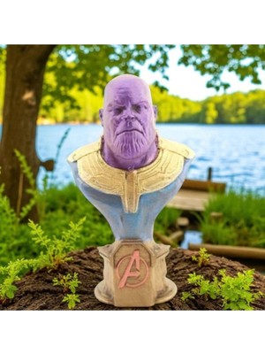 KuzeyTacı Thanos Büst Marvel Figür Ev Ofis Dekorasyon Vip