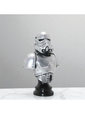 Storm Trooper Büst Figür Ev Ofis Şık Dekorasyon Vip
