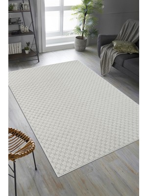 Modern Tasarımlar Polyester Iplik Antialerjik Tozumaz Dokuma Pamuk Taban Makine Halısı Dama Gri