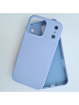 iPhone 17 Pro ile Uyumlu Lansman Içi Kadife Esnek Soft Silikon Kılıf