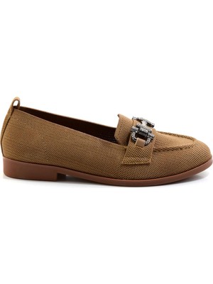 Taba  Kadın Loafer Ayakkabı K01327022282