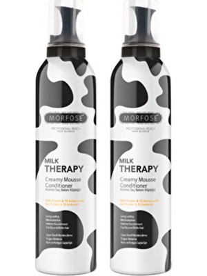 Morfose Milk Therapy Organik Hacim Verici Saç Köpüğü 350 ml x 2 Adet Hacim Artırıcı Etki