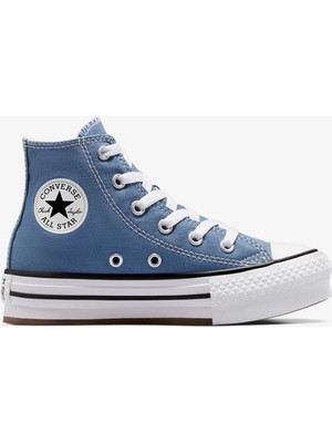 Converse Chuck Taylor All Star Eva Lift Çocuk Mavi Platform SNEAKER.480