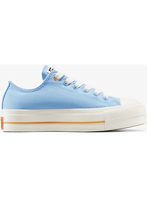 Converse Chuck Taylor All Star Lift Platform Unisex Mavi Sneaker.416