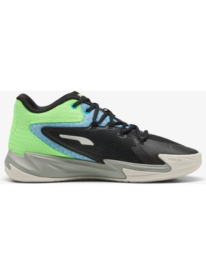 Puma Dagger Erkek Siyah Basketbol Ayakkabısı Kauçuk Dış Taban ve Yumuşak İç Taban ile Konforlu Performans