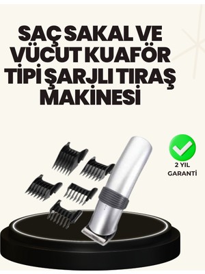 Şarjlı ve Kablosuz Tıraş Makinesi - Her Yerde Rahat Kullanım