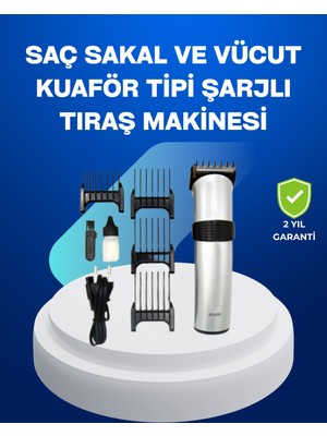 Paslanmaz Çelik Bıçaklı Tıraş Makinesi - Keskin ve Dayanıklı