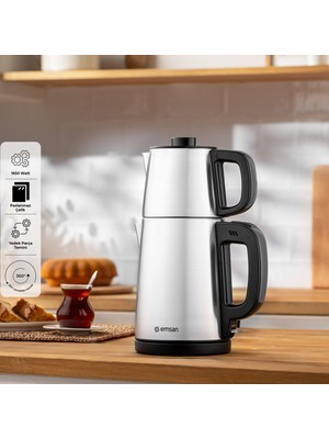 Emsan Çaykolik Çay Makinesi Inox