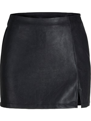 Kadin Suni Deri Etek - Sif