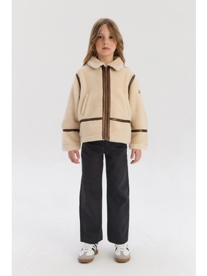 Bg Store Kız Çocuk Ekru Mont