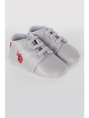 U.S. Polo Assn. Erkek Bebek Ayakkabı Gri %100 PVC Malzeme ile Suya Dayanıklı ve Şık Tasarım