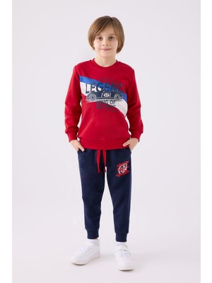 Rolypoly Erkek Çocuk Eşofman Takımı Kırmızı