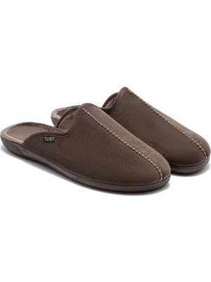 Twigy Ole Erkek Ev Terliği Kahverengi 41/46